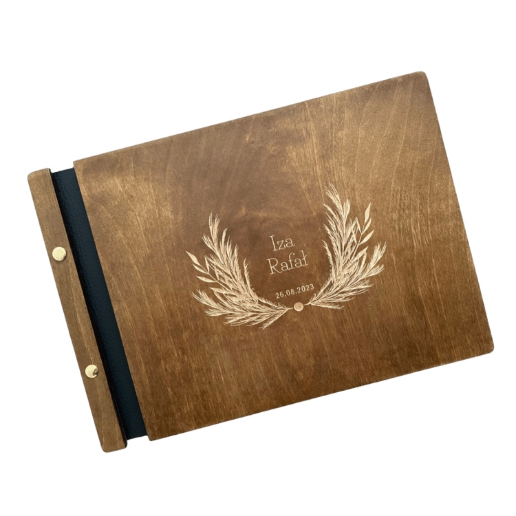 Drewniany album na zdjęcia seria Mellizo skleplesnakraina.pl.png